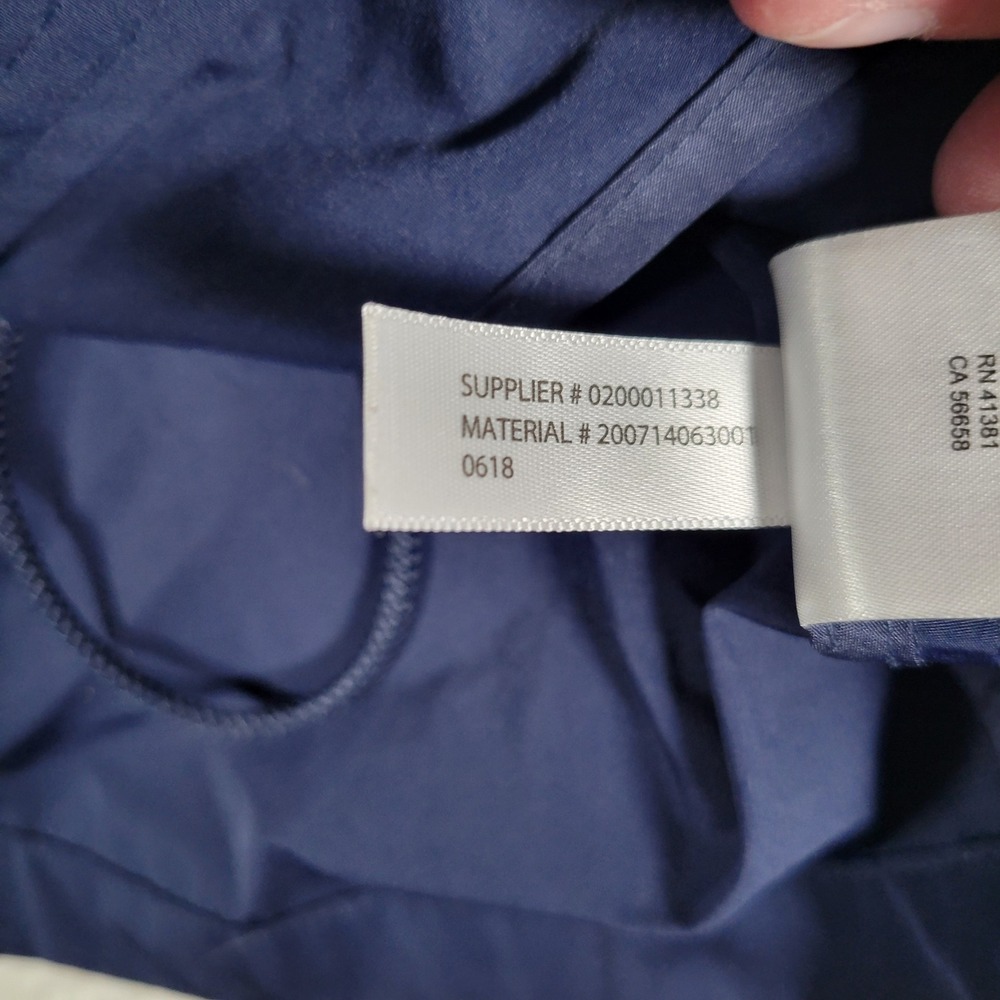 Lauren Ralph Lauren Field Jacket Women Size M Navy Blue Hooded Utility Coat 0618 - Picture 5 of 12